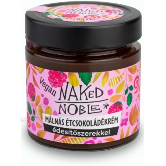 Obrázok pre Naked Noble Crema de ciocolata neagra cu zmeura liofilizata cu indulcitor (200g)