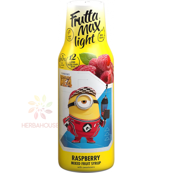 Obrázok pre Fruttamax Minions Light Sirop cu îndulcitor de zmeură (500ml)