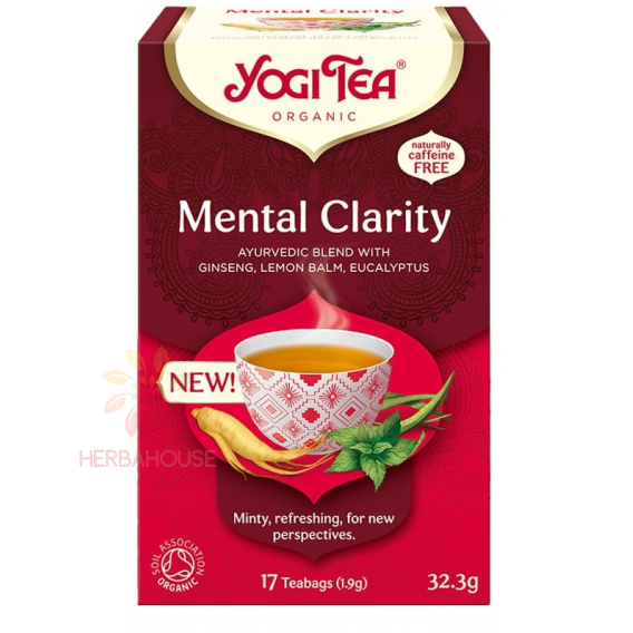 Obrázok pre Yogi Tea® Bio Ceai ayurvedic Mental Clarity (17buc)