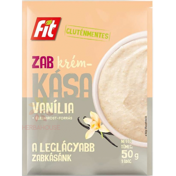Obrázok pre Fit Fără gluten cremoasă terci de ovăz vanilie (50g)