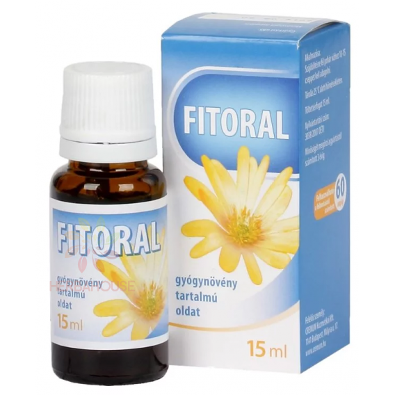 Obrázok pre Fitoral Soluție de îngrijire a gingiilor și a gurii (15ml)