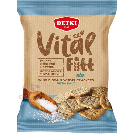 Obrázok pre Detki Vitál Fitt Biscuiti sarati cu faina integrala (100g)