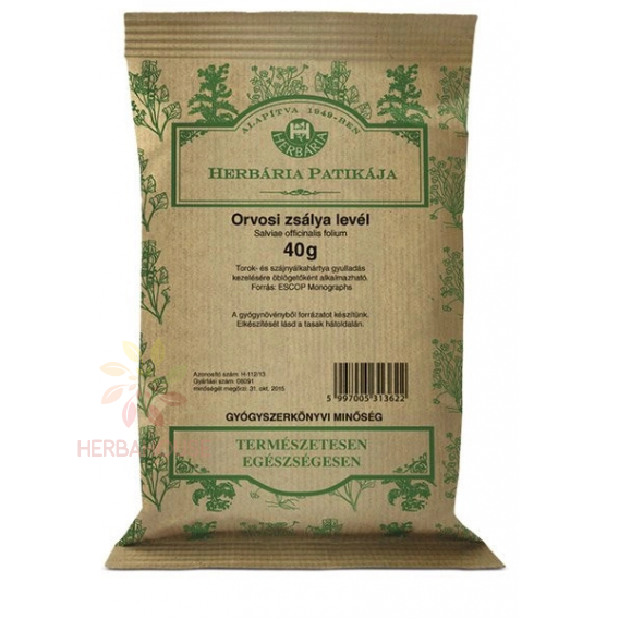 Obrázok pre Herbária Ceai vrac Frunză de salvie (40g)