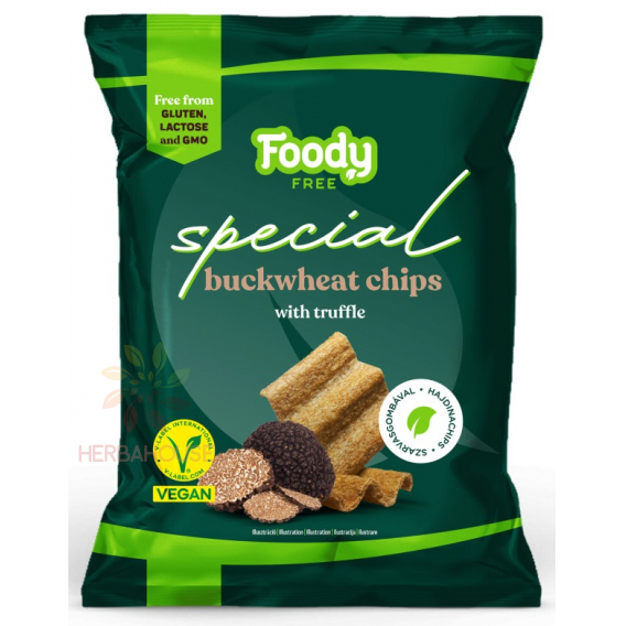 Obrázok pre Foody Free Special Chips de hrișcă fără gluten cu trufe (45g)