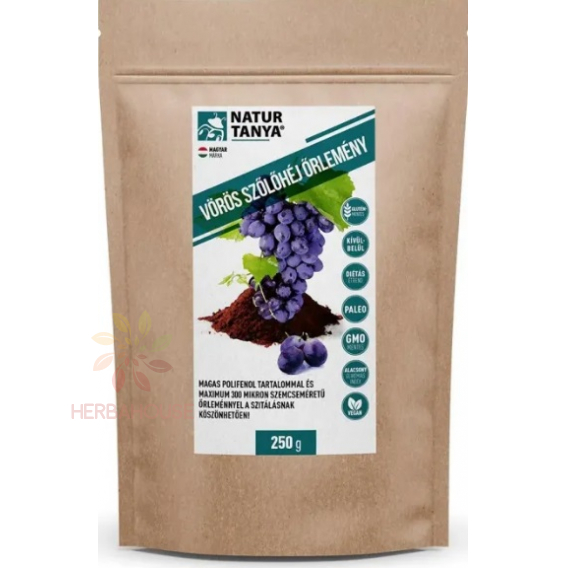 Obrázok pre Natur Tanya Pudră de pieliță de struguri roșii cu conținut ridicat de polifenoli (250g)