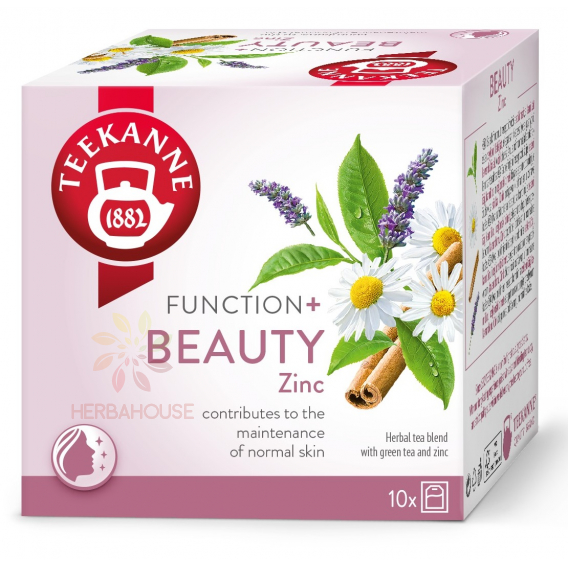 Obrázok pre Teekanne Beauty Amestec de ceai din plante cu ceai verde și zinc (10buc)
