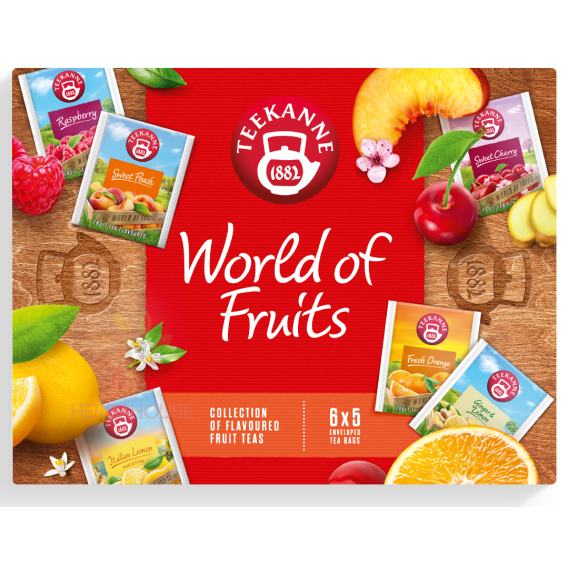 Obrázok pre Teekanne World of Fruits Colecție de ceai de fructe (30buc)