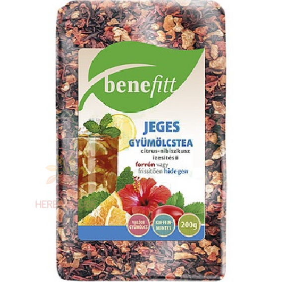 Obrázok pre Benefitt Ceai cu gheață de fructe cu aromă de citrice și hibiscus, vrac (200g)