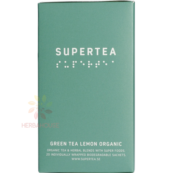 Obrázok pre Supertea Bio Ceai verde și lemongrass (20buc)