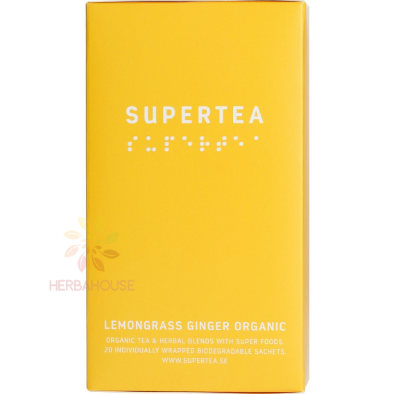 Obrázok pre Teministeriet Supertea Bio Ceai de lemongrass și ghimbir (20 buc.)