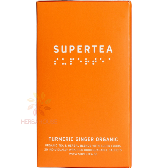 Obrázok pre Teministeriet Supertea Bio Ceai turmeric și ghimbir (20 buc.)