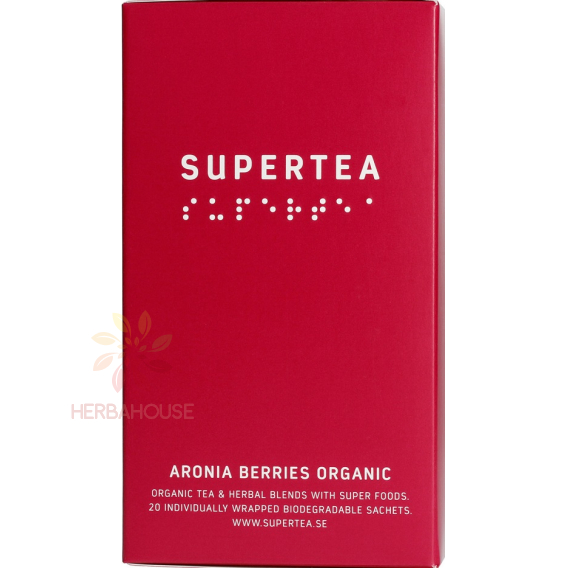 Obrázok pre Teministeriet Supertea Bio Ceai verde și aronia (20 buc.)