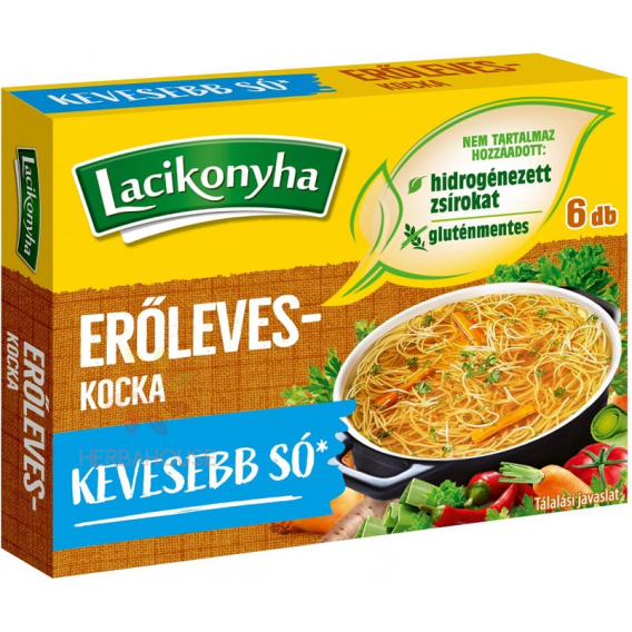 Obrázok pre Lacikonyha Bulion tare de legume cuburi (60g) 