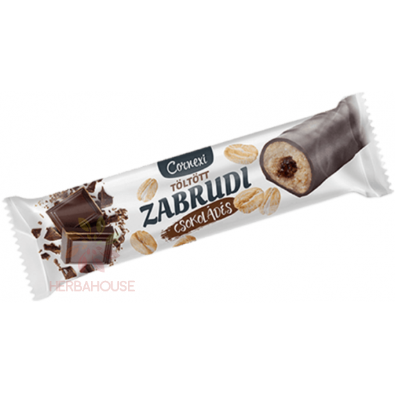 Obrázok pre Cornexi Zabrudi Baton de ovăz cu umplutură de ciocolată în glazură de cacao (30g)