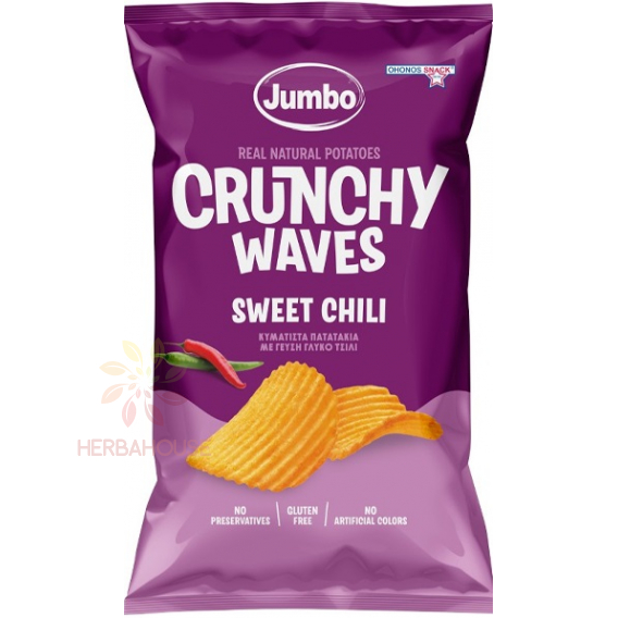 Obrázok pre Ohonos Jumbo Crunchy Chipsuri de cartofi fără gluten cu aromă de chili dulce (90g)