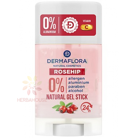 Obrázok pre Dermaflora Roseship Gel Stick cu ulei de macese si vitamina C (50ml)