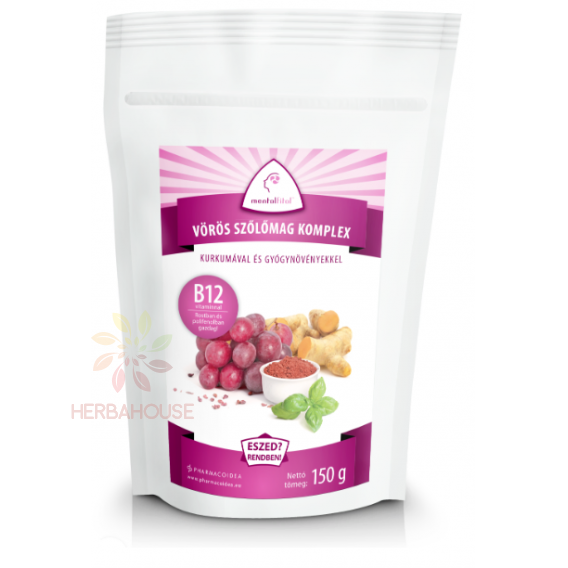Obrázok pre Pharmacoidea Complex de semințe de struguri roșii cu vitamina B12 - amestec de condimente (200g)
