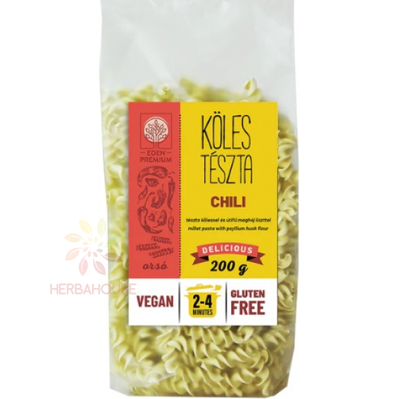 Obrázok pre Éden Prémium Paste cu mei fără gluten fusilli - chilli (200g)