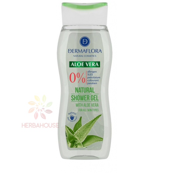 Obrázok pre Dermaflora Gel de duș cu aloe vera (250ml)