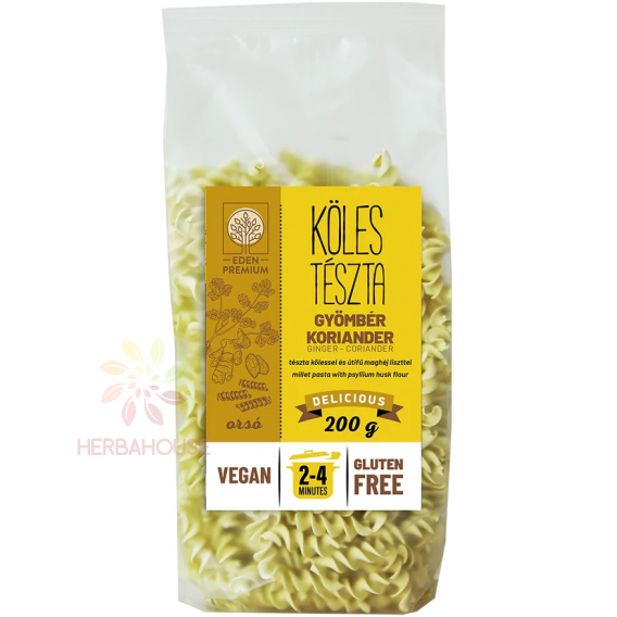 Obrázok pre Éden Prémium Paste cu mei fără gluten fusilli - coriandru, ghimbir (200g)