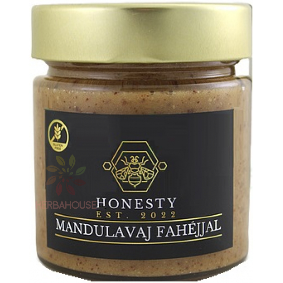 Obrázok pre Honesty Miere cremoasă cu unt de migdale și scorțișoară (310g)