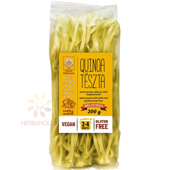 Obrázok pre Éden Prémium quinoa - mei paste fără gluten tăiței largi (200g) 