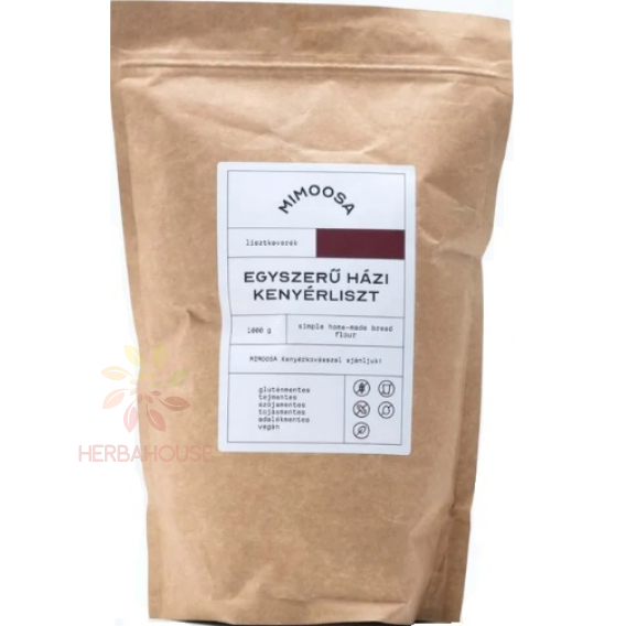 Obrázok pre Mimoosa Amestec simplu de făină fără gluten pentru pâine de casă (1000g)