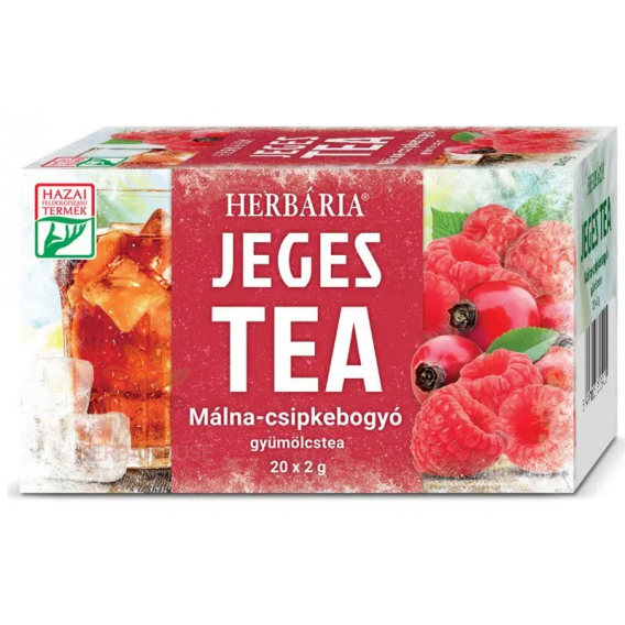 Obrázok pre Herbária Ceai cu gheață de zmeură și măceșe (20buc)