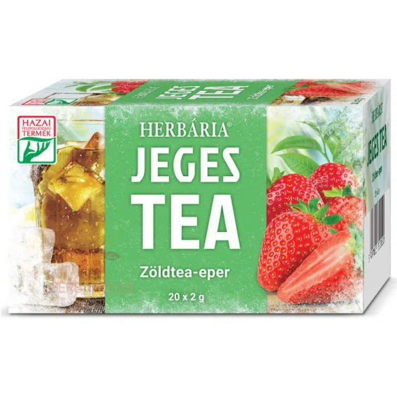 Obrázok pre Herbária Ceai cu gheață ceai verde și căpșuni (20buc)