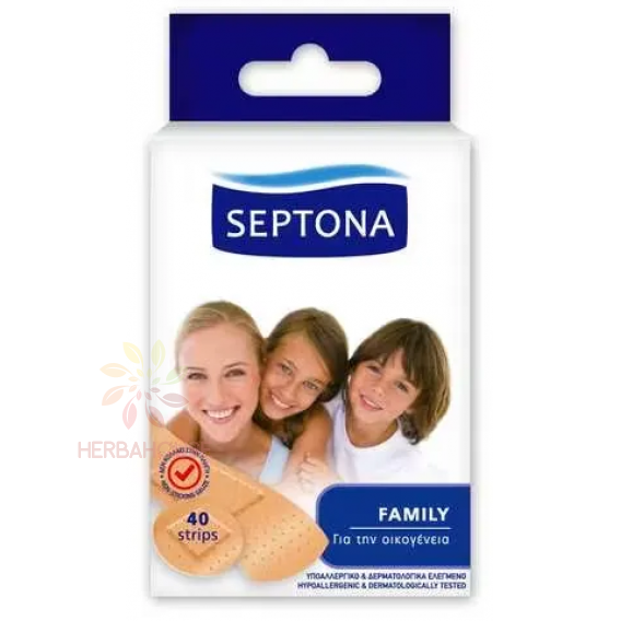 Obrázok pre Septona Family Strips plasturi pentru răni minore (40 buc)