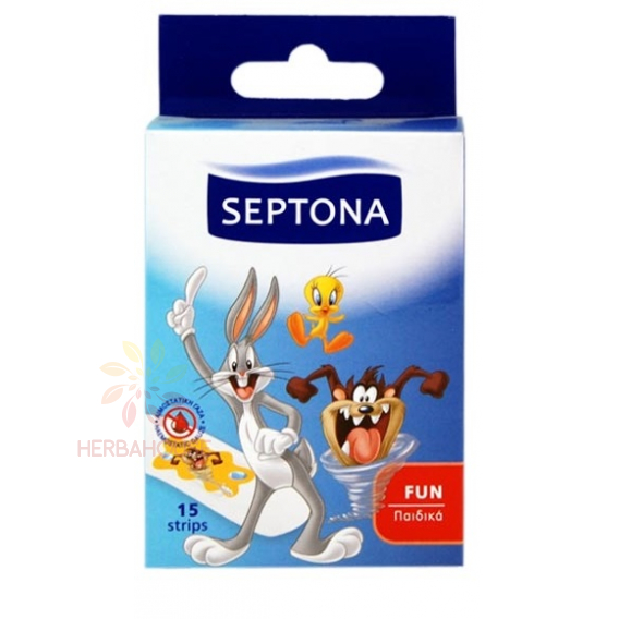 Obrázok pre Septona Plasturi pentru copii cu motive de eroi (15 buc)
