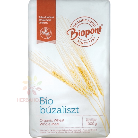 Obrázok pre Biopont Bio Făină integrală de grâu (1000g)