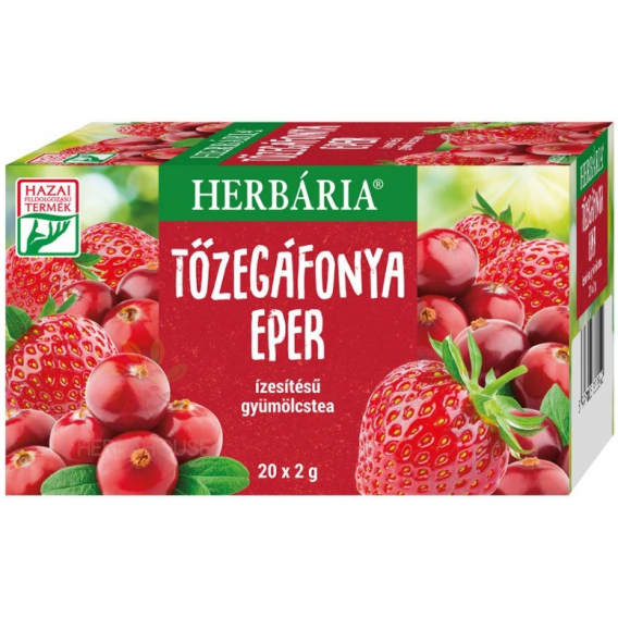 Obrázok pre Herbária Ceai de fructe cu aromă de căpșuni și merișoare, porționat (20 buc)