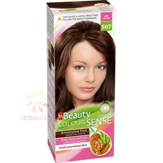 Obrázok pre MM Beauty Colour Sense vopsea de păr permanentă S07 - castan sălbatic (125ml)