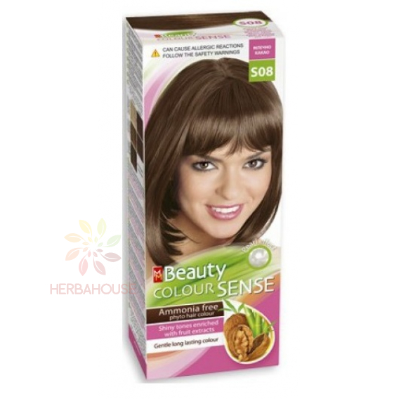 Obrázok pre MM Beauty Colour Sense vopsea de păr permanentă S08 - ciocolată cu lapte (125ml)