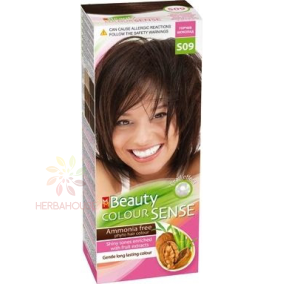 Obrázok pre MM Beauty Colour Sense vopsea de păr permanentă S09 - ciocolată neagră (125ml)