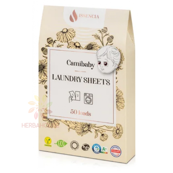 Obrázok pre Issencia Camibaby Benzi de rufe organice cu extract de mușețel (50 spălări)