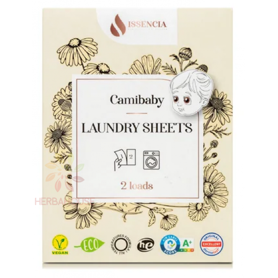 Obrázok pre Issencia Camibaby Benzi de rufe organice cu extract de mușețel (2 spălări)