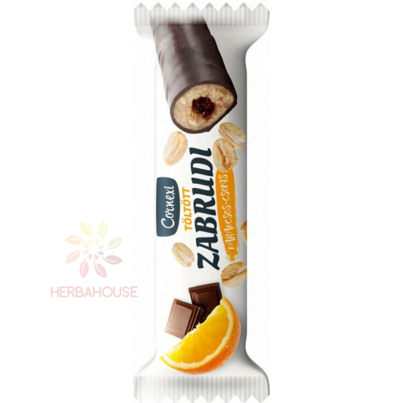 Obrázok pre Cornexi Zabrudi Baton de ovăz cu umplutură de portocale în glazură de cacao (30g)