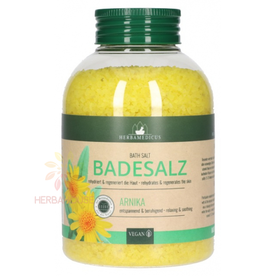 Obrázok pre Herbamedicus Sare de baie cu extract de arnică (575g)
