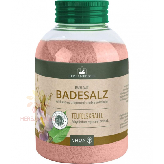 Obrázok pre Herbamedicus Sare de baie cu extract de gheara diavolului (575g)