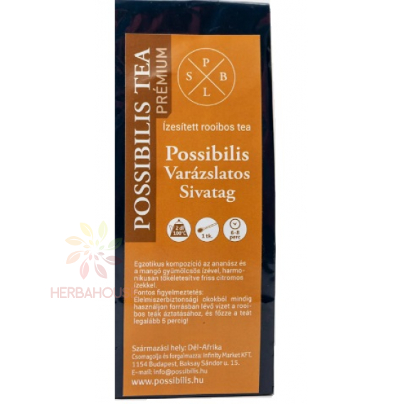 Obrázok pre Possibilis Deșertul Magic, Ceai Rooibos, aromatizat, vrac (75g)