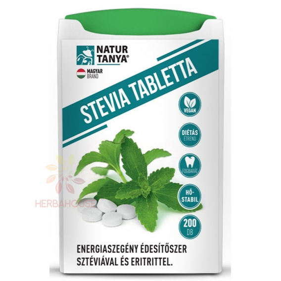 Obrázok pre Natur Tanya Îndulcitor cu stevia – tablete cu stevia și eritritol într-un dozator (200buc)