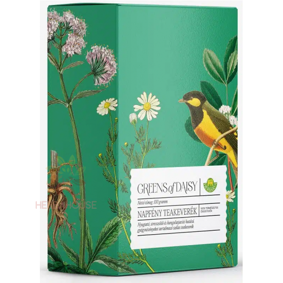 Obrázok pre Herbária Greens of Daisy amestec de ceaiuri din plante pentru ameliorarea stresului, relaxare și bună dispoziție - vrac (100g)