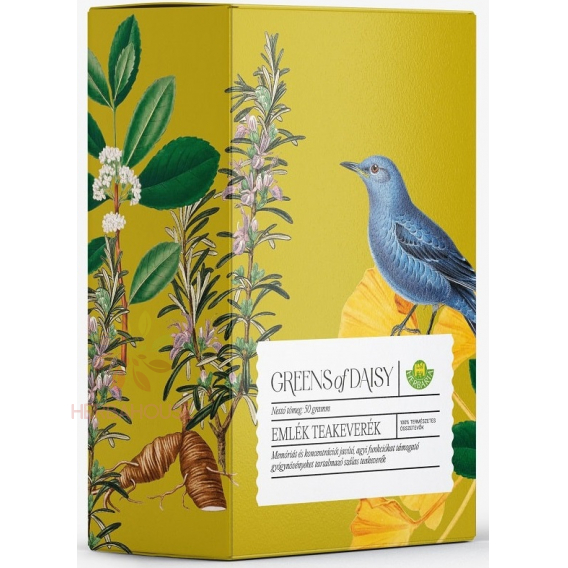 Obrázok pre Herbária Greens of Daisy amestec de ceai din plante pentru susținerea memoriei, concentrării și funcției cerebrale - vrac (50g)