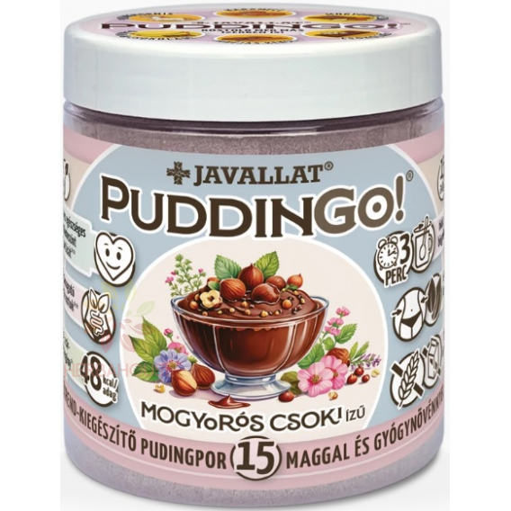 Obrázok pre Javallat PuddinGo! Budincă cu aromă de alune și ciocolată (360g)