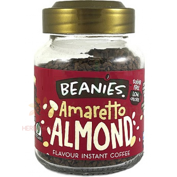 Obrázok pre Beanies Amaretto Almond Cafea instant cu aromă de migdale (50g)