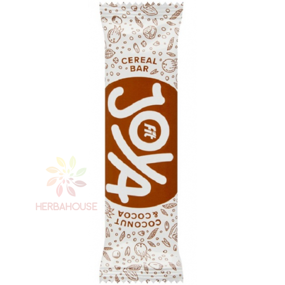 Obrázok pre Fit Joya Baton de cereale cu nucă de cocos în glazură de cacao (40g)