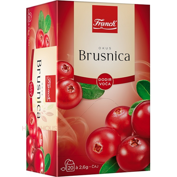 Obrázok pre Franck Ceai de fructe cu aromă de merișoare, porționat (20 buc.)