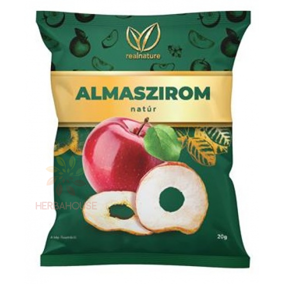Obrázok pre Real Nature Chipsuri cu mere Jonathan (20g)